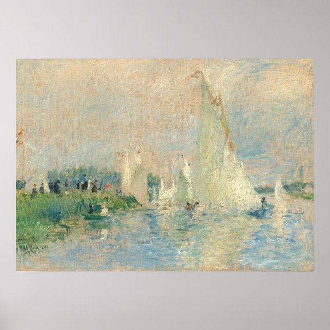 Regatta at Argenteuil - Auguste Renoir Fine Art Poster (Front)