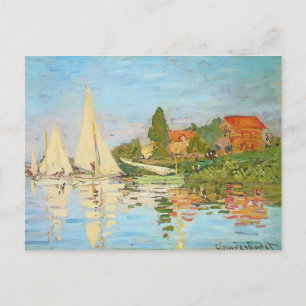 Regatta at Argenteuil by Claude Monet Postcard