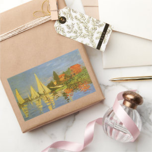 Regatta at Argenteuil by Claude Monet Sticker