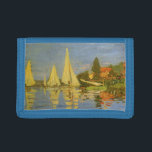 Regatta at Argenteuil by Claude Monet Tri-fold Wallet<br><div class="desc">Regatta at Argenteuil (1872) by Claude Monet is a vintage impressionism fine art nautical painting. You can see the reflection of the sailboats in the lake water. A maritime seascape with a yacht or boat race on a sunny summer season day. About the artist: Claude Monet (1840-1926) was a founder...</div>