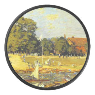 Regatta at Hampton Court Alfred Sisley Poster