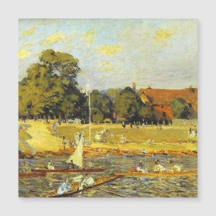 Regatta at Hampton Court Alfred Sisley Poster