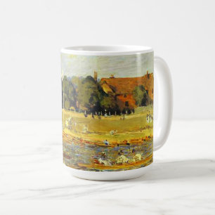 Regatta at Hampton Court Alfred Sisley Poster Coffee Mug