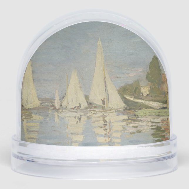 Regattas at Argenteuil, OIl Painting, Claude Monet (Avant)