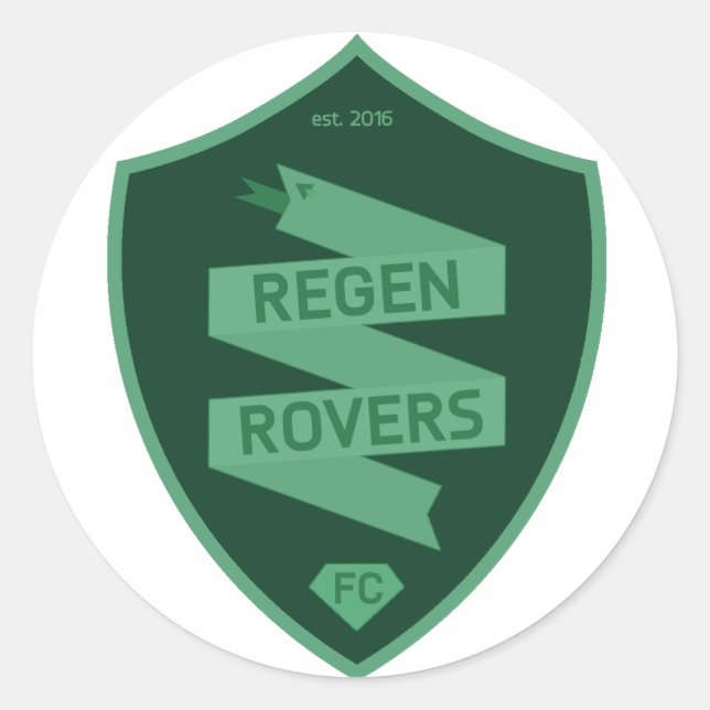 Regen Rovers stickers (Front)