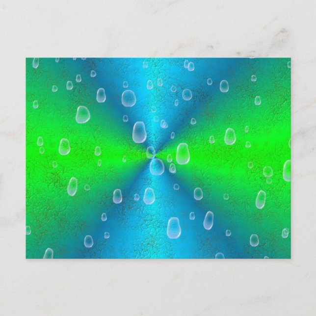 Regenbogen in Elefant Skin Lederoptik Postcard (Front)