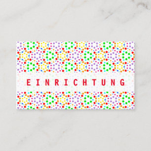 Regenbogen Visitenkarten Business Card