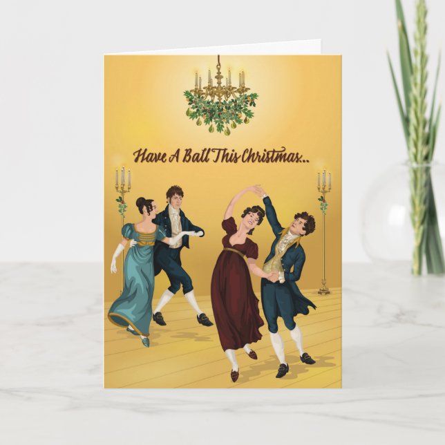 Regency A Une Boule Cette Carte De Noël (Devant)