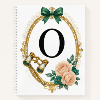 Regency Art Letter O Luxury Monogram Journal