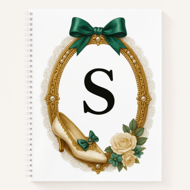 Regency Art Letter S Luxury Monogram Journal (Front)