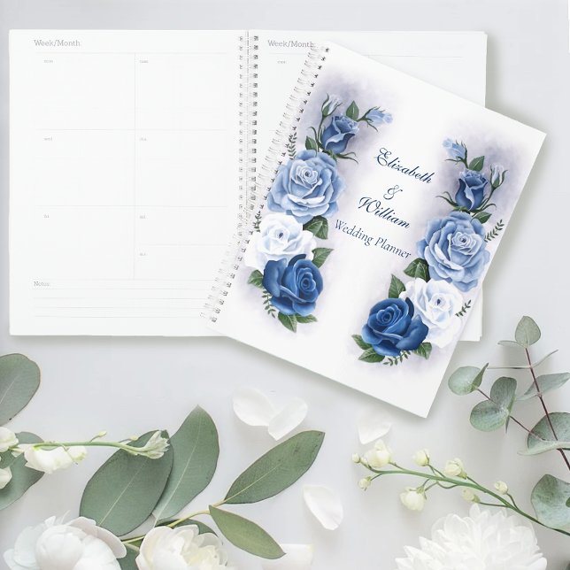 Regency Bridgerton Blue Roses Cameo Planner (Creator Uploaded)