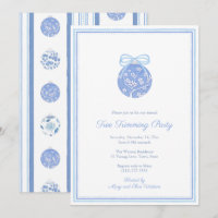 Regency Chinoiserie Ornament Tree Trimming Party