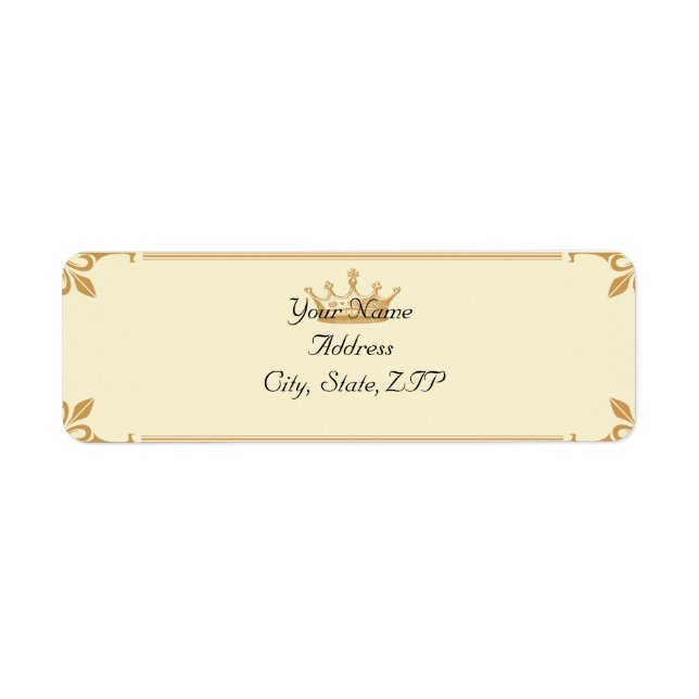 Regency de la Couronne en or et en ivoire (Devant)