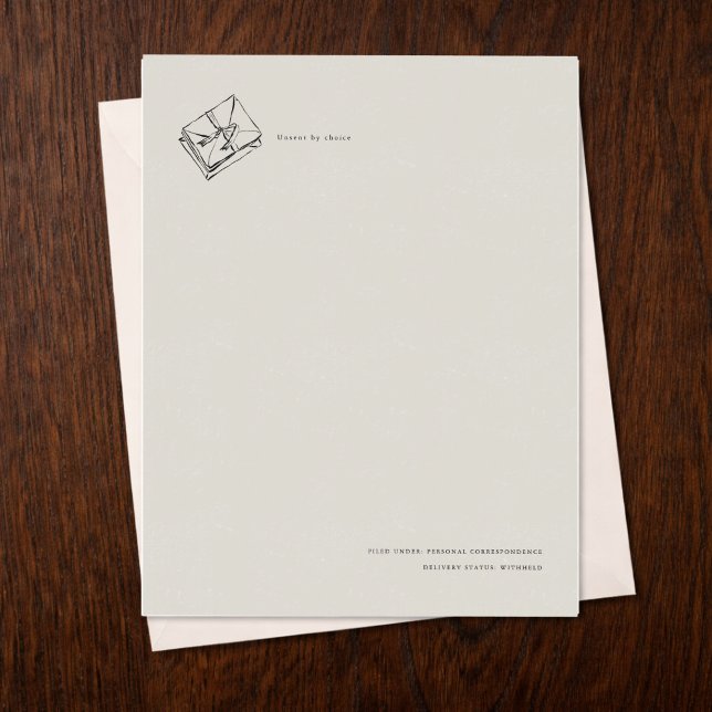 Regency Epistolary Dark Academia  Letterhead (Creator Uploaded)