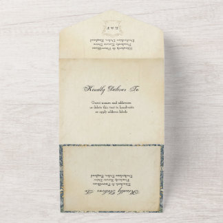 Regency Era Wedding All In One Invitation 