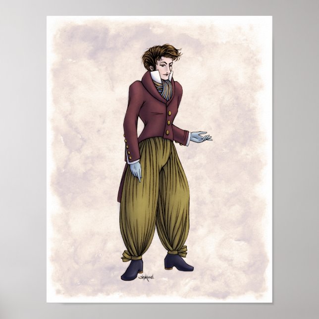 Regency Fashion - Gentleman #6 - 11x14 Art Print (Front)