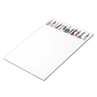 Regency Fashion Historical Costume - Lg Notepad #2