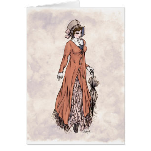 Regency Fashion - Lady #2 - Art Card