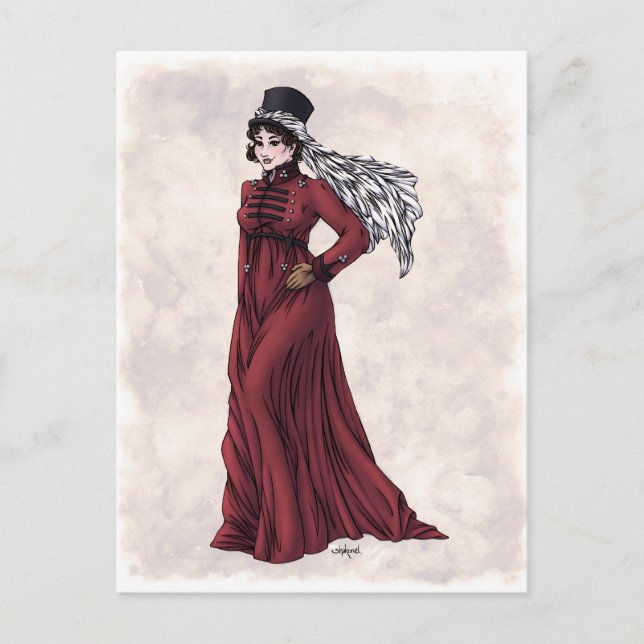 Regency Fashion - Lady #5 - Postcard (Front)
