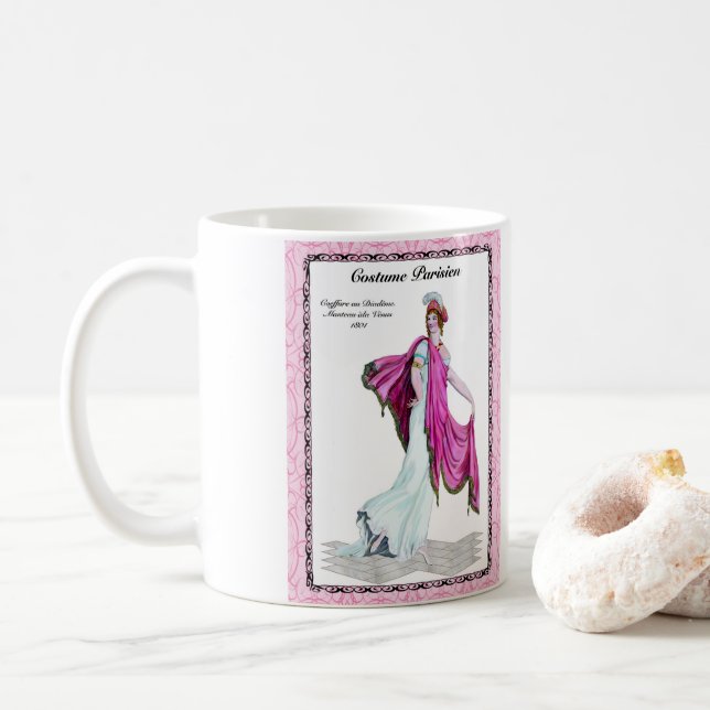Regency Fashion Plate tasse (Avec donut)
