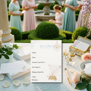  Regency Floral Advice and Wishes Card