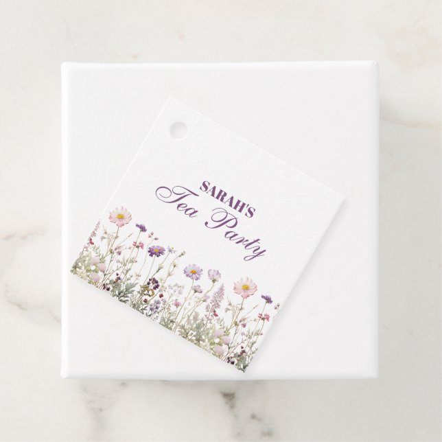 Regency Garden Birthday Party   Favour Tags (In Situ)