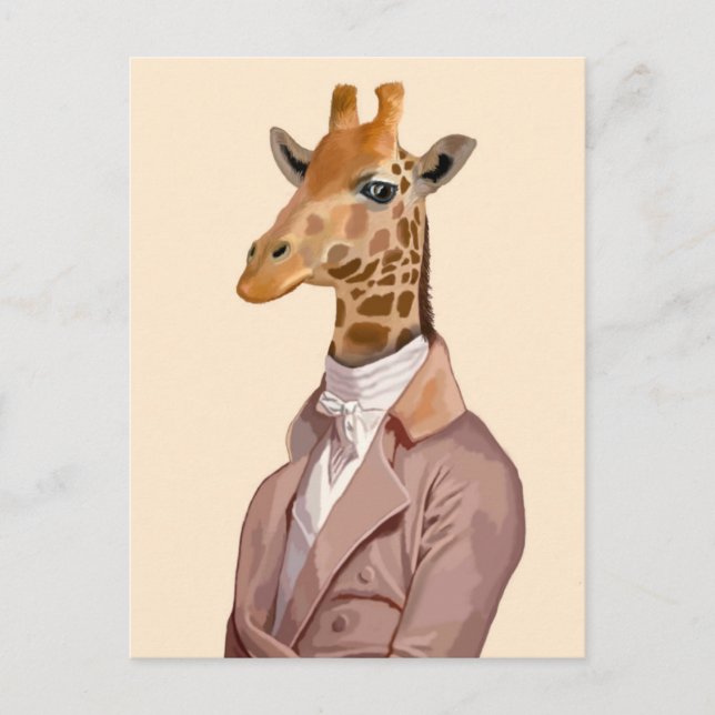 Regency Giraffe 2 Postcard (Front)