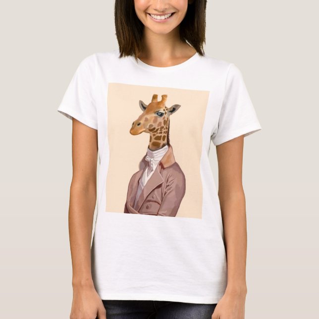 Regency Giraffe 2 T-Shirt (Front)