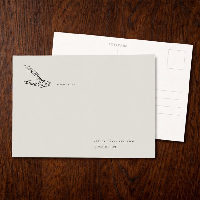 Regency Inspired Dark Academia Epistolary  Postcard (Creator Uploaded)