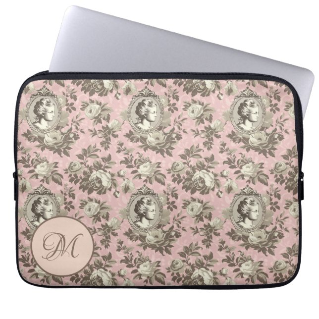 Regency Inspired Personalized Laptop Sleeve (Front)