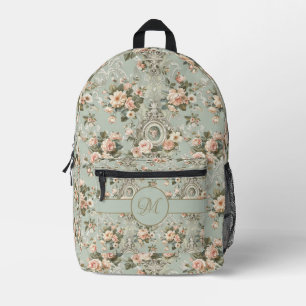 Regency Inspired Personalized Printed Backpack