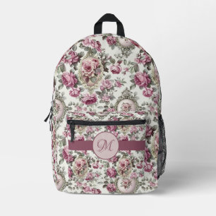 Regency Inspired Personalized Printed Backpack
