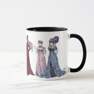 Regency Ladies Historical Fashion Jane Austen Mug