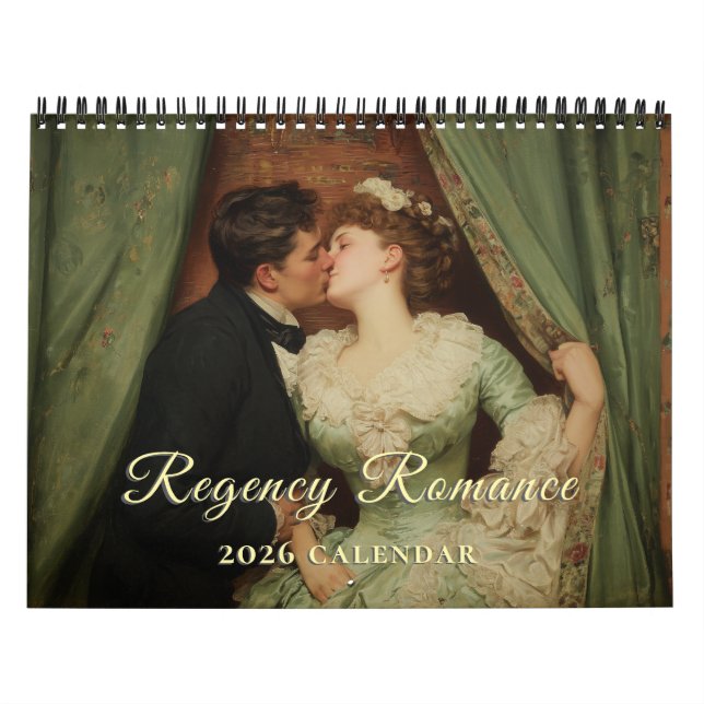 Regency Romance 2026 Calendrier mural (Protection)
