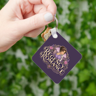Regency Romance Lovers Keychain