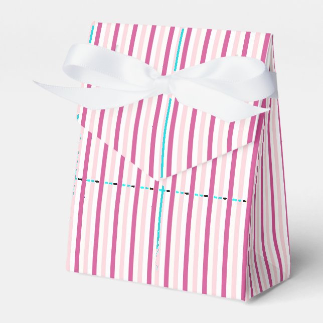 Regency Stripes Favor Box (Front Side)