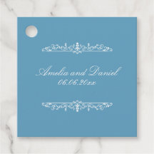 Regency Style Blue Wedding
