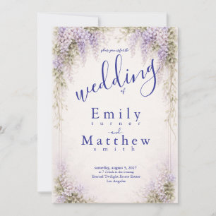 Regency Wisteria Invitation