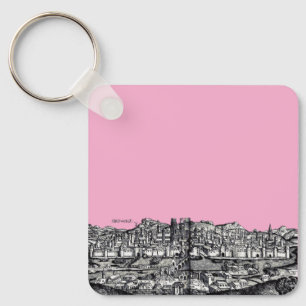 Regensburg city in eastern Bavaria Keychain