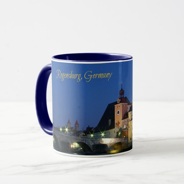 Regensburg, Germany scenic landscape photo Mug (Front Left)