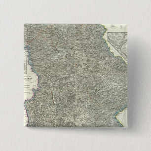 Regensburg Region of Germany 2 Inch Square Button