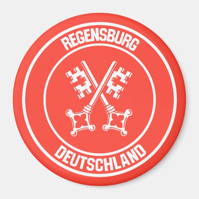 Regensburg Round Emblem Magnet (Front)