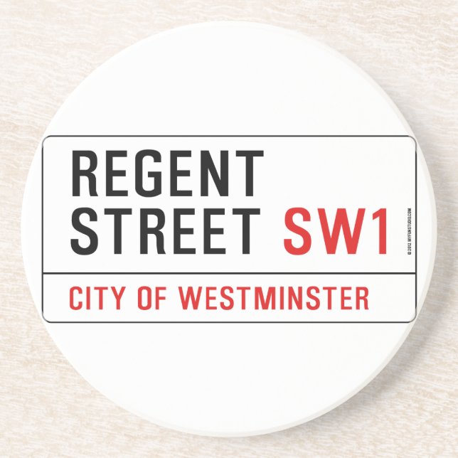 Regent Street Coaster (Front)