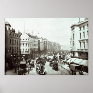 Regent Street, London c.1900 Poster