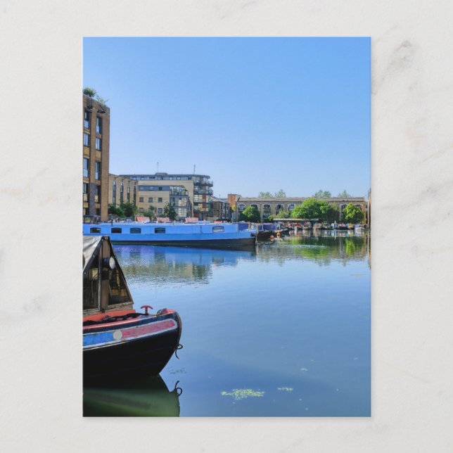 Regent's Canal, London Postcard (Front)