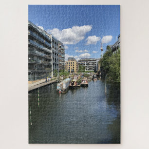 Regent's Canal Reflection London England UK Jigsaw Puzzle