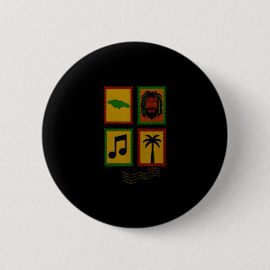 Reggae  2 inch round button