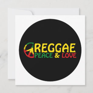 Reggae art with positive words Peace and Love