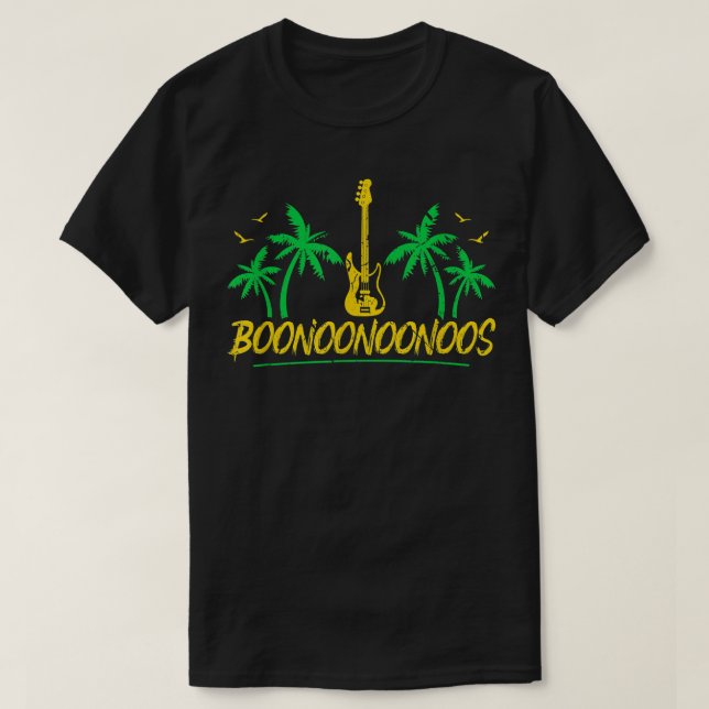 Reggae Bass Guitar Players Boonoonoonoos  T-Shirt (Design Front)