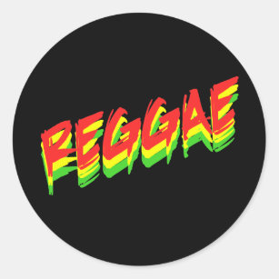 Reggae Classic Round Sticker